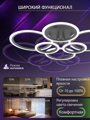 Потолочная люстра Natali Kovaltseva HOME LED LAMPS 81440 в Нефтекамске - neftekamsk.ok-mebel.com | фото 6
