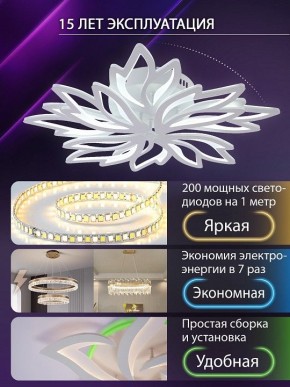 Потолочная люстра Natali Kovaltseva RIF LED LAMPS 81118/6C в Нефтекамске - neftekamsk.ok-mebel.com | фото 5