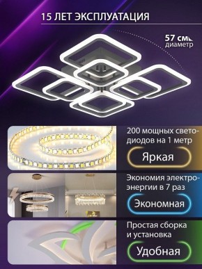 Потолочная люстра Natali Kovaltseva SPEKTR LED LAMPS 81108/5C в Нефтекамске - neftekamsk.ok-mebel.com | фото 5