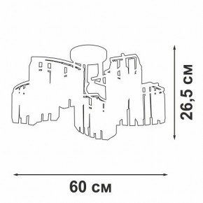 Потолочная люстра Vitaluce V5884 V5884-0/5PL в Нефтекамске - neftekamsk.ok-mebel.com | фото 3