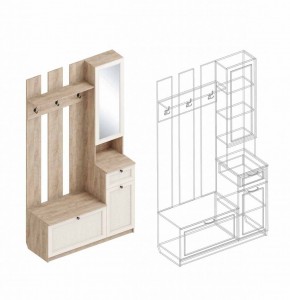 Прихожая Филадельфия (модульная) в Нефтекамске - neftekamsk.ok-mebel.com | фото 4