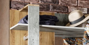 Прихожая Кензо (крафт/бетон) вешалка+шкаф в Нефтекамске - neftekamsk.ok-mebel.com | фото 6