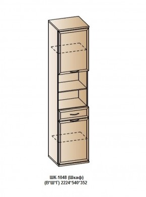 ШК-1048 (Шкаф) в Нефтекамске - neftekamsk.ok-mebel.com | фото