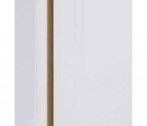 Шкаф 2х дверный с зеркалом Веста СБ-2259 (Дуб Бунратти/Белый глянец) в Нефтекамске - neftekamsk.ok-mebel.com | фото 3