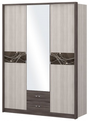 Шкаф 3-х дверный с зеркалом Шк68.2 МС Николь в Нефтекамске - neftekamsk.ok-mebel.com | фото