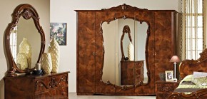 Шкаф 5-и дверный с зеркалами (20.145) Тициана (орех) в Нефтекамске - neftekamsk.ok-mebel.com | фото 2