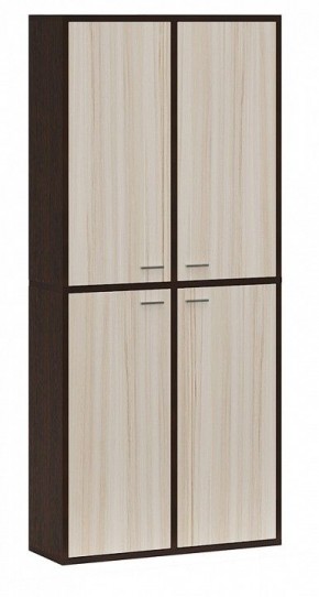 Шкаф книжный Домино СУ(ш2в2)+4ФГ в Нефтекамске - neftekamsk.ok-mebel.com | фото