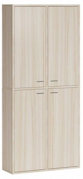 Шкаф книжный Домино СУ(ш2в2)+4ФГ в Нефтекамске - neftekamsk.ok-mebel.com | фото