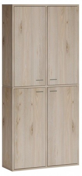 Шкаф книжный Домино СУ(ш2в2)+4ФГ в Нефтекамске - neftekamsk.ok-mebel.com | фото