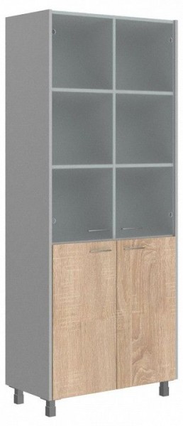 Шкаф книжный Offix New OHC 87.2 в Нефтекамске - neftekamsk.ok-mebel.com | фото