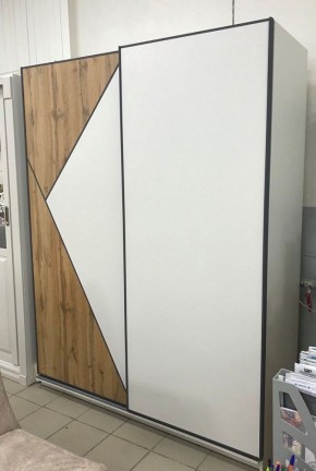 Шкаф-купе 1600 серии SOFT D8+D2+B2+PL4 (2 ящика+F обр.штанга) профиль «Графит» в Нефтекамске - neftekamsk.ok-mebel.com | фото 5