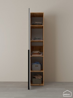 Шкаф Linnea MHR-1-2 2050х400х510 (ДВ-М 11.1.25) в Нефтекамске - neftekamsk.ok-mebel.com | фото 4