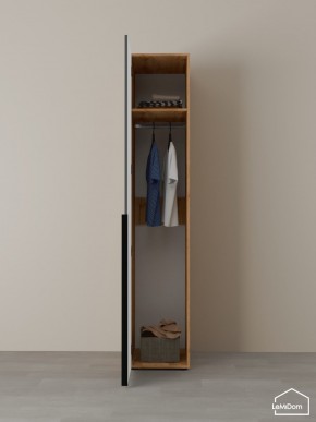 Шкаф Linnea MHR-1 2050х400х510 (ДВ-М 11.1.25) в Нефтекамске - neftekamsk.ok-mebel.com | фото 4