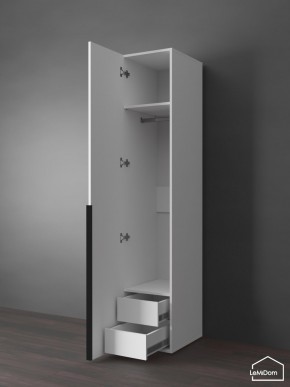 Шкаф Linnea MHR-1-3 2050х400х510 (Белый-М 11.1.2) в Нефтекамске - neftekamsk.ok-mebel.com | фото 7