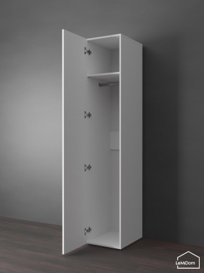 Шкаф Linnea MHR-1PO 2050х400х510 (Белый-М 11.1.2) в Нефтекамске - neftekamsk.ok-mebel.com | фото 4