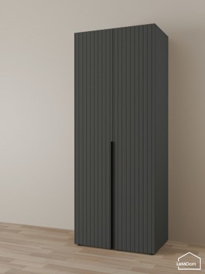 Шкаф Linnea MHR-2 2050х800х510 (Графит-М 11.1.25) в Нефтекамске - neftekamsk.ok-mebel.com | фото