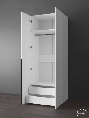 Шкаф Linnea MHR-2-3 2050х800х510 (Белый-М 11.1.2) в Нефтекамске - neftekamsk.ok-mebel.com | фото 5