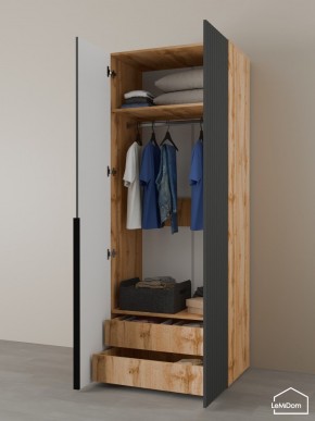 Шкаф Linnea MHR-2-3 2050х800х510 (ДВ-М 11.1.25) в Нефтекамске - neftekamsk.ok-mebel.com | фото 6
