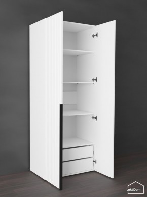 Шкаф Linnea MHR-2-4 2050х800х510 (Белый-М 11.1.1) в Нефтекамске - neftekamsk.ok-mebel.com | фото 6
