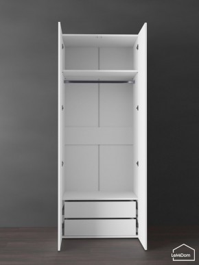 Шкаф Linnea MHR-2PO-3 2050х800х510 (Белый-М 11.1.2) в Нефтекамске - neftekamsk.ok-mebel.com | фото 4