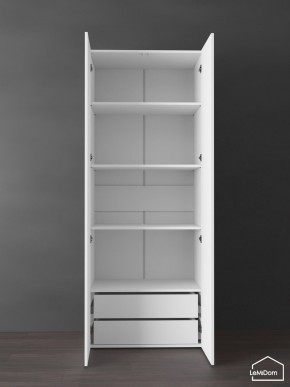 Шкаф Linnea MHR-2PO-4 2050х800х510 (Белый-М 11.1.1) в Нефтекамске - neftekamsk.ok-mebel.com | фото 5