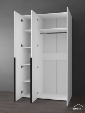 Шкаф Linnea MHR-3-1 2050х1200х510 (Белый-М 11.1.1) в Нефтекамске - neftekamsk.ok-mebel.com | фото 5