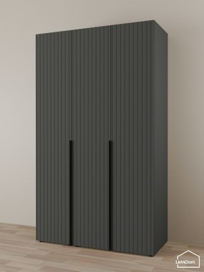 Шкаф Linnea MHR-3-1 2050х1200х510 (Графит-М 11.1.25) в Нефтекамске - neftekamsk.ok-mebel.com | фото