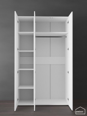 Шкаф Linnea MHR-3PO-1 2050х1200х510 (Белый-М 11.1.1) в Нефтекамске - neftekamsk.ok-mebel.com | фото 5