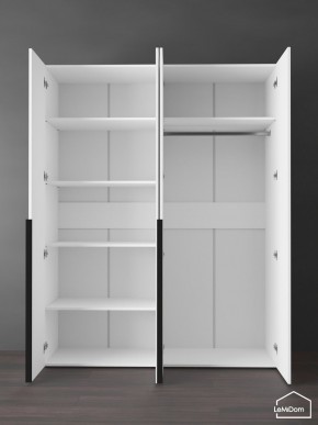 Шкаф Linnea MHR-4-1 2050х1600х510 (Белый-М 11.1.2) в Нефтекамске - neftekamsk.ok-mebel.com | фото 4
