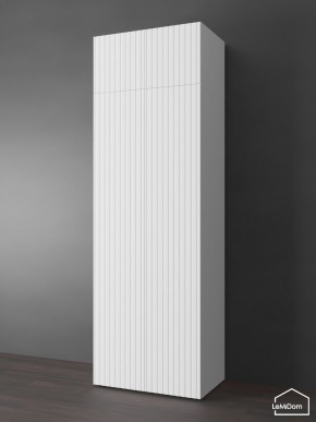 Шкаф с антресолью Linnea MHR-2POA-1 2450х800х510 (Белый-М 11.1.1) в Нефтекамске - neftekamsk.ok-mebel.com | фото