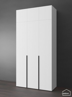 Шкаф с антресолью Linnea MHR-3A-2 2450х1200х510 (Белый-М 11.1.2) в Нефтекамске - neftekamsk.ok-mebel.com | фото