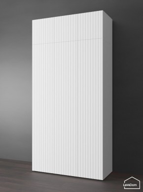 Шкаф с антресолью Linnea MHR-3POA-2 2450х1200х510 (Белый-М 11.1.2) в Нефтекамске - neftekamsk.ok-mebel.com | фото