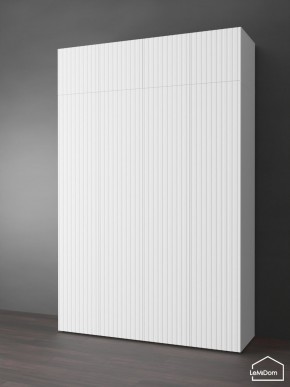 Шкаф с антресолью Linnea MHR-4POA-1 2450х1600х510 (Белый-М 11.1.2) в Нефтекамске - neftekamsk.ok-mebel.com | фото