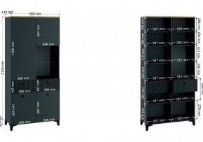 Шкаф-витрина Ника в Нефтекамске - neftekamsk.ok-mebel.com | фото 3