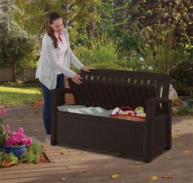 Скамья Patio Bench коричневый в Нефтекамске - neftekamsk.ok-mebel.com | фото 2