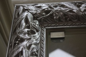 Спальный гарнитур Тиффани Premium черная/серебро в Нефтекамске - neftekamsk.ok-mebel.com | фото 4