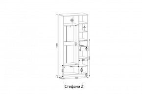 СТЕФАНИ-2 Шкаф в Нефтекамске - neftekamsk.ok-mebel.com | фото 2