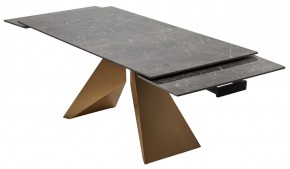 Стол ALES 180 BLACK GRAVE SOLID CERAMIC, керамика / бронзовый, ®DISAUR в Нефтекамске - neftekamsk.ok-mebel.com | фото 9