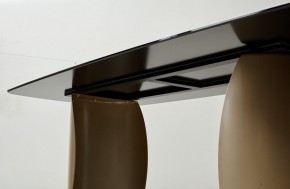 Стол BRONTE 220 KL-188 Контрастный мрамор матовый, итальянская керамика/ Шампань, ®DISAUR в Нефтекамске - neftekamsk.ok-mebel.com | фото 6