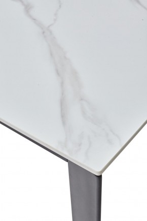 Стол CORNER 120 MATT WHITE MARBLE SOLID CERAMIC / BLACK, ®DISAUR в Нефтекамске - neftekamsk.ok-mebel.com | фото 8