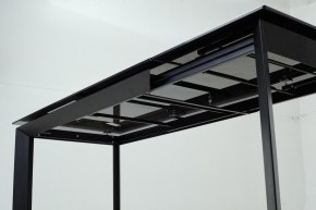 Стол CREMONA 140 KL-99 Белый мрамор матовый, итальянская керамика / черный каркас, ®DISAUR в Нефтекамске - neftekamsk.ok-mebel.com | фото 13