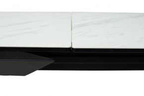 Стол CREMONA 180 KL-99 Белый мрамор матовый, итальянская керамика / черный каркас, ®DISAUR в Нефтекамске - neftekamsk.ok-mebel.com | фото 12