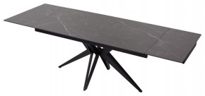 Стол FORIO 160 MATT BLACK MARBLE SOLID CERAMIC / BLACK, ®DISAUR в Нефтекамске - neftekamsk.ok-mebel.com | фото 5