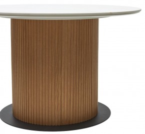 Стол MESA D120 цвет БЕЛЫЙ МРАМОР M326 / Каркас OAK, ®DISAUR в Нефтекамске - neftekamsk.ok-mebel.com | фото 6