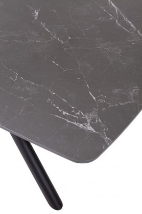 Стол RIVOLI 140 MATT BLACK MARBLE SOLID CERAMIC / BLACK, ®DISAUR в Нефтекамске - neftekamsk.ok-mebel.com | фото 10