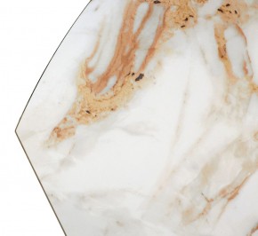 Стол TERAMO 135 GLOSS GRAND JADE SOLID CERAMIC, керамика, поворотн.механизм / Черный каркас, ®DISAUR в Нефтекамске - neftekamsk.ok-mebel.com | фото 13