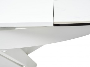 Стол TRENTO 120 HIGH GLOSS STATUARIO Белый мрамор глянцевый, керамика/ белый каркас, ®DISAUR в Нефтекамске - neftekamsk.ok-mebel.com | фото 9