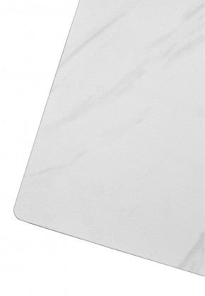 Стол VASTO 180 MARBLES KL-99 Белый мрамор матовый, итальянская керамика/ черный каркас, ®DISAUR в Нефтекамске - neftekamsk.ok-mebel.com | фото 7