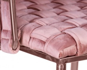 Стул барный DOBRIN EMMA ROSE GOLD, розовый велюр (VF-10) в Нефтекамске - neftekamsk.ok-mebel.com | фото 7