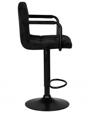 Стул барный DOBRIN KRUGER ARM BLACK, черный вельвет (LAR-E2041-52) в Нефтекамске - neftekamsk.ok-mebel.com | фото 3